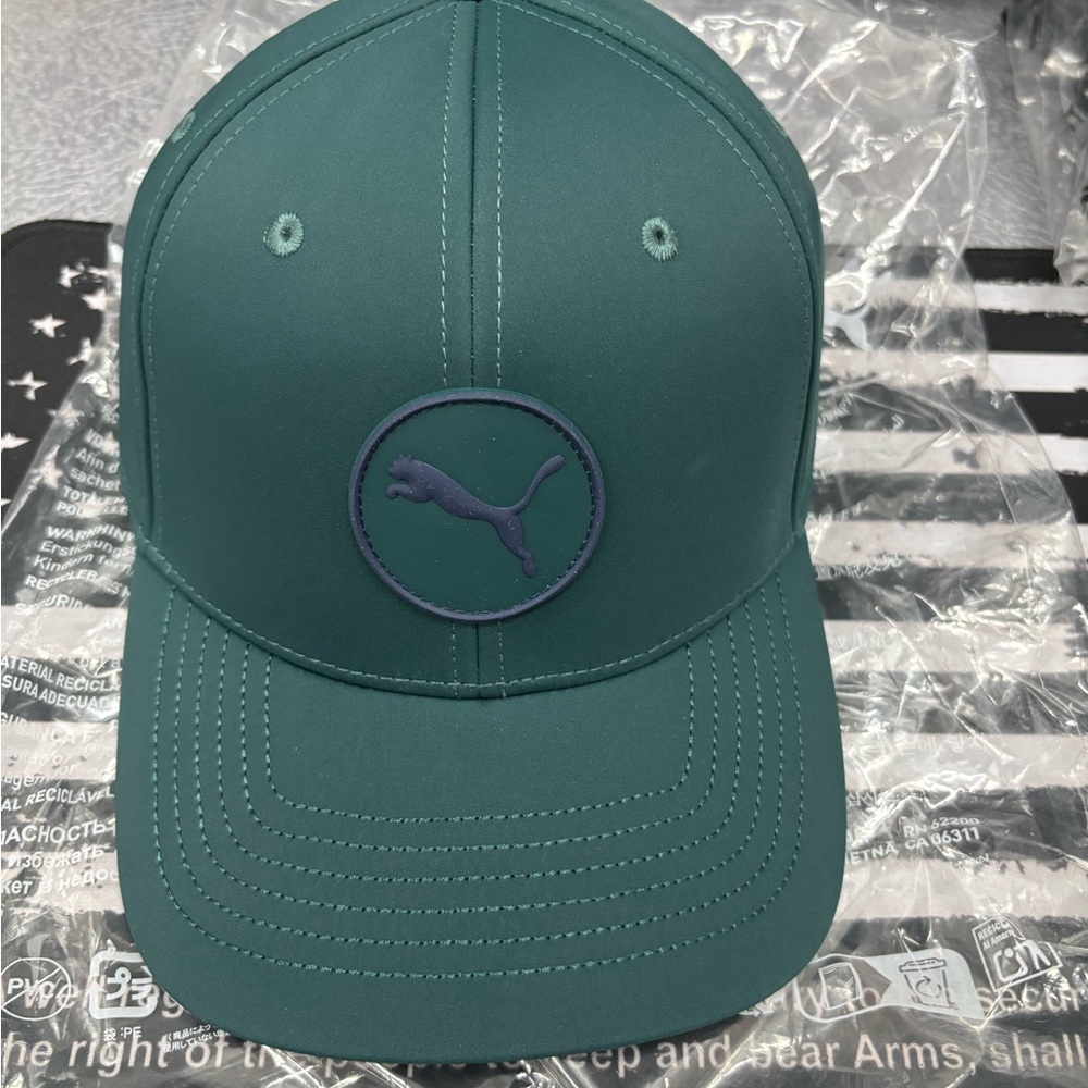 Puma Golf Hat with Navy Puma Logo